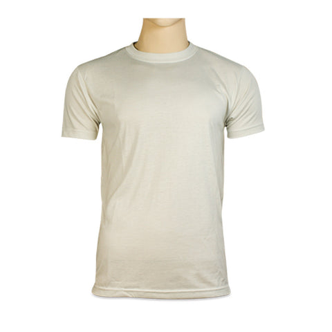 [Basic] Unisex T-skjorte for sublimering til voksen, Natur (M)
