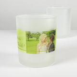 Telysholder i frostet glass for sublimering (7oz)