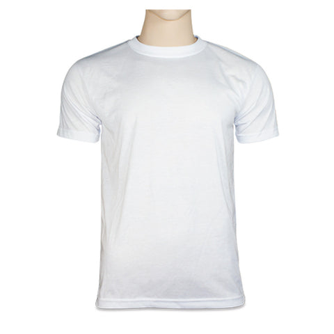 [Basic] T-skjorte for Sublimering til voksen, Hvit (4XL)