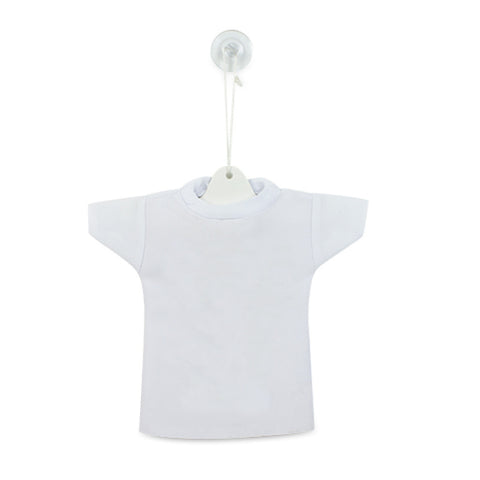 [SubliCA] Mini T-skjorte for sublimering, Hvit (20 x 19 cm)